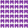 PATIKIL 1 Fiocchi Decorativi Mini 50Pz Fiocchetti per Bomboniere Mini Nastro di Raso per Applique Fai da Te Cucito Decorazione per Matrimonio Festa Viola