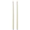 UYUNI Lighting - Set di candele a LED, 2,3 x 35 cm, colore: avorio