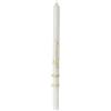 Holyart Candele, ceri, ceretti: Cero Battesimo XP bianco oro 400x30 mm