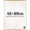 Dutch Frame Factory - Cornice 45x60 cm - Oro - Cornice per foto in Plastica con vetro plastico Antiriflesso - Cornice portafoto 45x60 cm - Easy