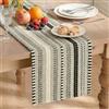 Artoid Mode Runner da tavola in macramè nero, 30 x 243 cm, decorazione per la cucina, per il compleanno, per le vacanze, per le feste