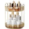 V-Kitpater Organizzatore per trucchi per Vanity girevole a 360, organizer per cosmetici di grande capacità per rossetti, gioielli, cura delle unghie, cura della pelle, profumi, organizer da scrivania ideale per