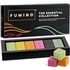 Fumino Multipack di Lussuosa Cera Fresca Profumata da Sciogliere Wax Melt Tart Artigianale Fumino Pacchetto Essenziale 12 Cere da Fondere 6 Fragranze dalla Profumazione Intensa con Cera d'Api e Olio di Cocco