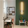 TEKHOME Applique LED 12W CCT 3000K-4000K-6500K, Lampada da Parete Moderna Interno, Luce Calda Naturale Fredda, IP20, Nero/Bianco AQ22 (BIANCO)