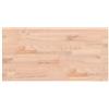 vidaXL Piano Bagno 80x40x2,5 cm Legno Massello di Faggio