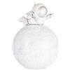 BRUBAKER Astronauta sulla Luna Palla di Natale in vetro - dipinta a mano - Ornamento per l'albero di Natale con sbarco sulla Luna per i fan dello spazio - Palla per l'albero