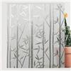 YUANWAN Pellicola per Vetri Finestre Autoadesiva Opaca 140 x 200 cm Oscurante Anti UV Elettrostatica Pellicola Specchio Oscurante per Finestre per Ufficio,Soggiorni, Bamboo