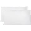 FARFALLAROSSA Coppia di Federe 100% Puro Cotone 40x80 CM, Set di 2 Tessuti per Cuscino Letto, Chiusura a Busta, Tinta Unita, Misura Standard - Bianco