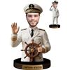 VWCSDSCS Personalizzato Shipmaster Figurine Trinket Caricatura Ritratto Scrivania Nome Piatto Personalizzato Capo Della Marina Del Fumetto Acrilico Scultura Ornamento Targa Decorazione Nautica Scrivania Regalo