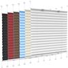 Generic Tenda plissettata 55 x 220 cm, filtraggio della luce, protezione della privacy, senza fori, in tessuto non tessuto, facile da montare, per finestre e porte
