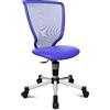 Topstar 71487S18 Titan Junior Sedia Girevole di Design per Ragazzi, Blu