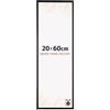 Dutch Frame Factory - Cornice 20x60 cm - Nero Opaco - Cornice per foto in Plastica con vetro plastico Antiriflesso - Cornice portafoto 20x60 cm - Easy