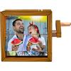 AHROZHOUIK Cornice portafoto personalizzata per 8 - 16 foto, cornice per libro, decorazione per la casa, regalo per coppia, papà, mamma, famiglia, amante, compleanno, anniversario (stile 6)