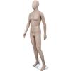 vidaXL Manichino Intero Ruotabile Uomo Maschile Testa Arrotondata Espositore