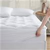 R.SHARE Coprimaterasso Singolo, Topper Singolo 90x200, Proteggi Materasso Traspirante Lavabile Confortevole, Tasche avvolte a 360°, Tessuto Certificato Oeko-TEX