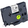 IDIK Compatibile con stampanti a nastro termorestringenti Brother P-Touch HSe-221 HS2-221 (nero su bianco, 11,7 mm x 1,5 m)