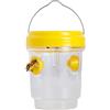 Yaqor Trappola per Vespe da Esterno 1 Pezzo - Trappole per Vespe Esterno Riutilizzabili con Esca per Vespe, Wasp Trap per Giardino, Terrazzo e Balcone.