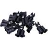 Tomedny Connettore per traliccio per piante regolabile, 10 pezzi Pali per piante in plastica Connettore per picchetti giardino con fibbia di collegamento tipo A giardino (Diametro interno 11 mm Una forcella)
