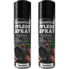 Oputec 2 x 500 ml spray per la cura in ghisa, accessori per barbecue, protezione e cura di griglie in ghisa, padelle, pentole, forno olandese, griglie, arrosti in ghisa, spray protettivo antiaderente