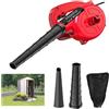 Hooha Soffiatore per foglie, cavo portatile, con 2 accessori e sacchetto per la polvere, 200 km/h, velocità del flusso d'aria 1000 W, leggero elettrico, 1,3 kg, per soffiaggio di trucioli di legno,