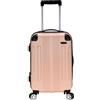 Rockland Valigia girevole espandibile da 50,8 cm, beige, Carry-On 20-Inch, London Hardside - Valigia con ruote girevoli