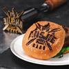 TPFOON Ferro a fuoco personalizzato per hamburger | timbro per alimenti | panini hamburger | ferro a fuoco di carne per bistecche | ferro a fuoco per barbecue | ferro a fuoco | ferro a legna