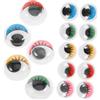 Holibanna 200Pezzi Occhi Che Muovono Adesivi per Fai da Te Occhi Oscillanti Colorati per Creazioni Artigianali Decorazioni Pupazzi e Animali