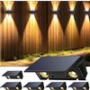 Lampada Solare Da Esterno Di 6 Pezzi Alto E Basso Luci Solari Esterno Energia Bi