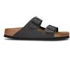 BIRKENSTOCK ARIZONA Ciabatta uomo velvet gray/black buckles