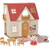Epoca Giappone NUOVO Sylvanian Families House Starter Set DH-08 casa delle bambole ...