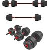 HMS Set manubri e bilanciere con dischi 40 kg