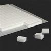 KLEBESHOP24 Cuscinetti adesivi 3D, spessore 3 mm, 6 x 10 mm, 100 pezzi | In gommapiuma, indeformabile, per lavori di bricolage con effetto 3D