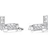 Gretsch-Unitas GU scarpa da corsa 966/200 K-15266-00-R-0 DIN destra