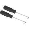 PATIKIL O-Ring 90 Gradi Ganci 142mm, 2pz Olio Guarnizione Guarnizione Precisione Cacciavite Estrattore Remover Remover Strumento, Nero