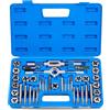 Orion Motor Tech 40 Pezzi Set Maschio e Filiera per Filettatura in Acciaio con Dimensioni Metriche M3-M12 Kit Filiera per Taglio Filettatrice Manuale per Fai da Te a Casa, Garage e Officina