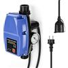 Keltorio Interruttore di controllo della pompa con manometro e cavo connettore, regolatore di pressione elettronico max 10 bar, flusso per pompa sommergibile/pompa per fontana profonda/pompa da giardino