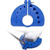 Gosknor Affilatrice per Punte da Trapano, Accessorio Multiuso per Rettifica Punte da Trapano con 10 Tacche Smerigliatrice Angolare di Precisione per Tutte le Punte (Blu)