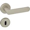 SOTECH Set di maniglie a leva SAM Acciaio inossidabile Ottica per porte Maniglia per porta della Set di rosette BB - Maniglie a leva Alluminio per porte interne Set di maniglie a leva con viti