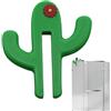 Generisch Gancio per asciugamani da doccia, rimovibile, a forma di cactus, senza foratura, per bagno, armadio, ingresso, spogliatoio, casa, cabina, cucina, cameretta dei bambini