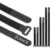 ECENCE Fascette Cavi Riutilizzabili a Strappo Nylon, Set da 25