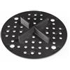 BH BAUHANDEL24 Bauhandel24 supporti regolabili pavimento croce per fughe 3 mm nero per pannelli da terrazzo cuscinetti in ghiaia con piatti per esterni posa semplice lastre cemento pietra naturale 50 pezzi balcone