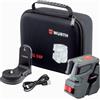 Wuerth Würth Laser a linee incrociate CLL 24P verde - autolivellante, alloggiamento robusto, supporto magnetico USB Type-C, linee laser precise per applicazioni professionali, linee guida a 360°