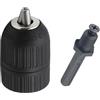TYDHGSE Mandrino Autoserrante 2-13 Mm Convertitore Filettatura 1/2-20UNF Adattatore A Cambio Rapido SDS 1/4 Esagonale Chiave Avvitatore A Impulsi Punta Da Trapano(Chuck SDS Adapter)