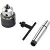 Generic Contropunta Drill Mandrino con MT2 Per Morse Taper Arbor per Mini Metallo Tornio Adatto 7x10 Tornio Macchine Tenuta sicura