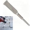 LxcshLjx SDS Plus - Scalpello per rimozione mattoni, 200 x 32 mm, SDS Plus, per piastrelle, cemento, pietra angolare, con punta in carburo, trattata termicamente, lama piatta