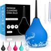Dasgutes Clistere per pulizia ano anale - Peretta per Clistere Adulti Per Doccia Anale Lavanda Vaginale, per Donne Uomini Kit di Bulbi per Clistere 224ml（blu）