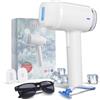 NALONE Epilatore Luce Pulsata con Funzione di Raffreddamento, 4-In-1 HR/SC/RA/BT IPL Epilatore Laser Donna, Luce Pulsata 999,900 Adatto Depilatore Corpo, Viso, Ascelle, Gambe (Bianca (22J))