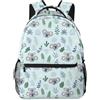 ZSOSIXDEAL Dino Semplice Cartone Animato Dinosauro Casual Borse Per Laptop Zaino Bookbag College Scuola Per Bambini Ragazzi Ragazza Adolescente Adulto Viaggio, Koala Cartoon Carino, L