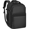 OTAHGK Zaino da Viaggio 40 × 20 × 25 per Ryanair, Bagaglio a Mano Sotto il Sedile Aereo Borsa da Cabina Voli Zaini Casual Valigia Ufficio Scolastico Lavoro Borse Adatto a Laptop da 14 pollici-Nero