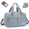 SPAHER Espandibile Borsone da Viaggio 40x20x25cm Ryanair a 40x30x25 Eurowings Bagaglio a Mano Borsone Palestra Sportiva 20L Donna Uomo Impermeabile Borsa da Viaggio Fitness con Borse da Scarpe